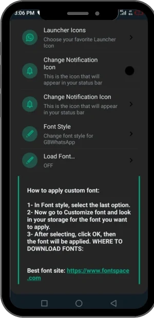 GB WhatsApp Screenshot 1