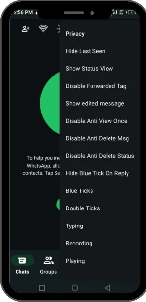 GB WhatsApp Status Download Feature