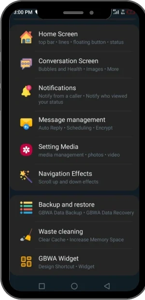 GB WhatsApp Custom Notification Settings